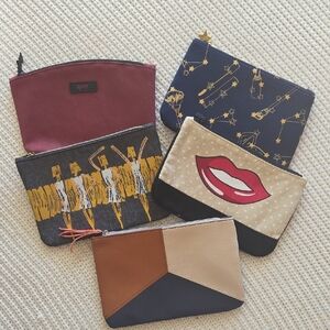 IPSY Lot Of 5 Cosmetic Bags
